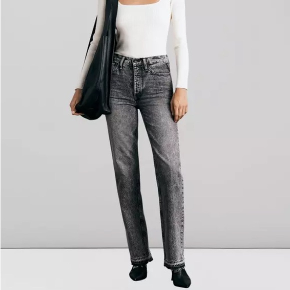 rag & bone Women's High Rise Jeans - Black